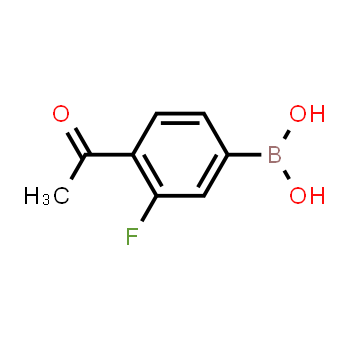 481725-35-3 | ácido 4-acetil-3-fluorofenilborónico