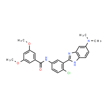 496794-70-8 | N-(4-cloro-3-(5-(dimetilamino)-1H-benzo[d]imidazol-2-il)fenil)-3,5-dimetoxibenzamida