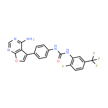501693-48-7 | 3-(4-{4-aminofuro[2,3-d]pirimidin-5-il}fenil)-1-[2-fluoro-5-(trifluorometil)fenil]urea
