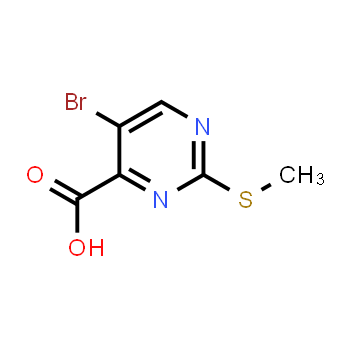 50593-92-5 | Ácido 5-bromo-2-(metiltio)pirimidina-4-carboxílico