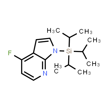 640735-25-7 | 4-fluoro-1-[tris(propan-2-yl)silyl]-1H-pyrrolo[2,3-b]pyridine