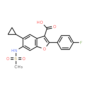 691857-54-2 | Ácido 5-ciclopropil-2-(4-fluorofenil)-6-metanosulfonamido-1-benzofuran-3-carboxílico