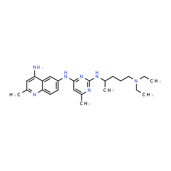 733767-34-5 | N6-(2-((5-(dietilamino)pentan-2-il)amino)-6-metilpirimidin-4-il)-2-metilquinolina-4,6-diamina