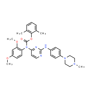837422-57-8 | (2,4-dimetoxifenil)(2-((4-(4-metilpiperazin-1-il)fenil)amino)pirimidin-4-il)carbamato de 2,6-dimetilfenilo