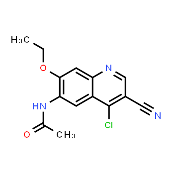 848133-76-6 | n-(4-cloro-3-ciano-7-etoxi-6-quinolinil) acetamida