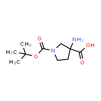 862372-66-5 | Ácido 3-amino-1-(terc-butoxicarbonil)pirrolidina-3-carboxílico