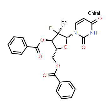 863329-65-1 | Benzoato de (2R,3R,4R,5R)-2-[(benzoiloxi)metil]-5-(2,4-dioxo-1,2,3,4-tetrahidropirimidin-1-il)-4-fluoro-4-metiloxolan-3-ilo