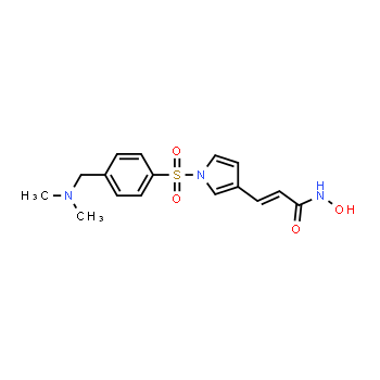 864814-88-0 | (E)-3-(1-((4-((dimetilamino)metil)fenil)sulfonil)-1H-pirrol-3-il)-N-hidroxiacrilamida