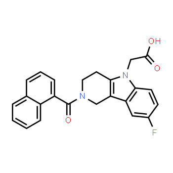 866460-33-5 | Ácido 2-(2-(1-naftoil)-8-fluoro-1,2,3,4-tetrahidropirido[4,3-b]indol-5-il)acético