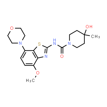 870070-55-6 | 4-hydroxy-N-(4-methoxy-7-morpholinobenzo[d]thiazol-2-yl)-4-methylpiperidine-1-carboxamide