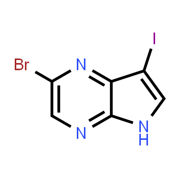 875781-44-5 | 5H-Pyrrolo[2,3-b]pyrazine,2-bromo-7-iodo-