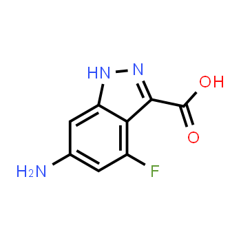 885522-68-9 | ácido 6-amino-4-fluoro-1H-indazol-3-carboxílico