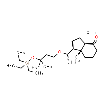 897657-85-1 | (1S,3aR,7aR)-7a-methyl-1-((S)-1-(3-methyl-3-((triethylsilyl)oxy)butoxy)ethyl)hexahydro-1H-inden-4(2H)-one