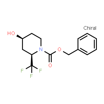 911298-13-0 | Ácido 1-piperidinacarboxílico, 4-hidroxi-2-(trifluorometil)-, éster fenilmetílico, (2R,4S)-rel-