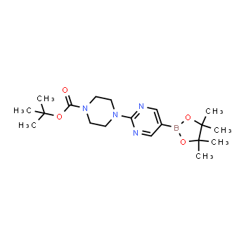 940284-98-0 | 4-(5-(4,4,5,5-tetrametil-1,3,2-dioxaborolan-2-il)pirimidin-2-il)piperazina-1-carboxilato de terc-butilo