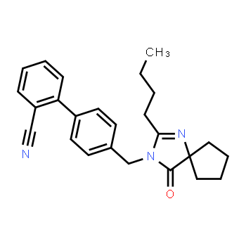 138401-24-8 | 2-Butyl-3-[[2'-cyano-[1,1'-biphenyl]-4-yl]methyl]-1,3-diazaspiro[4,4]non-1-en-4-one
